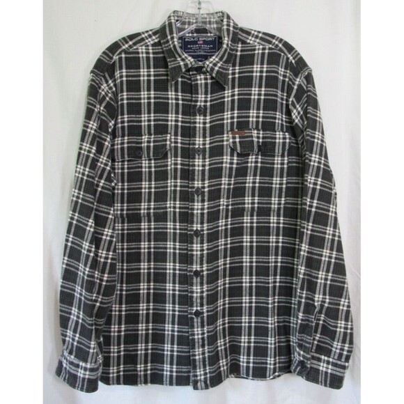 Ralph Lauren Polo Sport Sportsman Plaid Flannel Button Down Shirt Size Large EUC - Picture 1 of 6